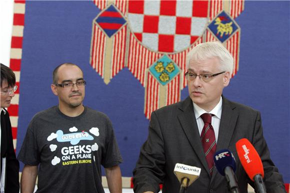 Predsjednik Josipović primio američkog ulagača Davea McClurea                                                                                                                                                                                   