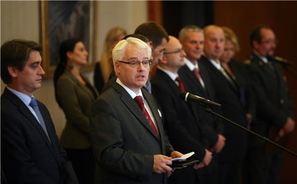 Josipović primio izaslanstvo Ministarstva unutarnjih poslova                                                                                                                                                                                    