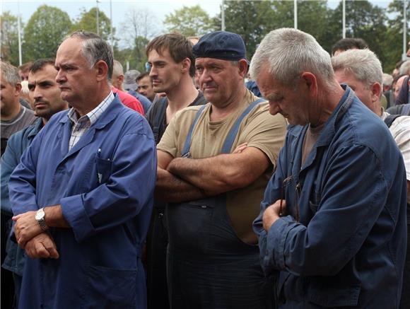 Prosvjed radnika TŽV-a Gredelj                                                                                                                                                                                                                  