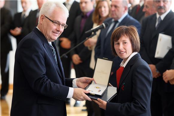 Predsjednik Josipović odlikovao osvajače medalja s Olimpijskih i Paraolimpijskih igara u Londonu                                                                                                                                                