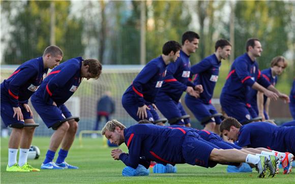 Trening Hrvatske nogometne reprezentacije                                                                                                                                                                                                       