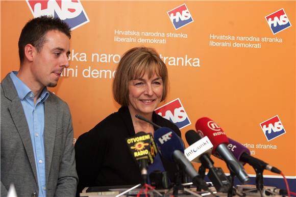 Konferencija za novinare Hrvatske narodne stranke – liberalnih demokrata (HNS)                                                                                                                                                                  