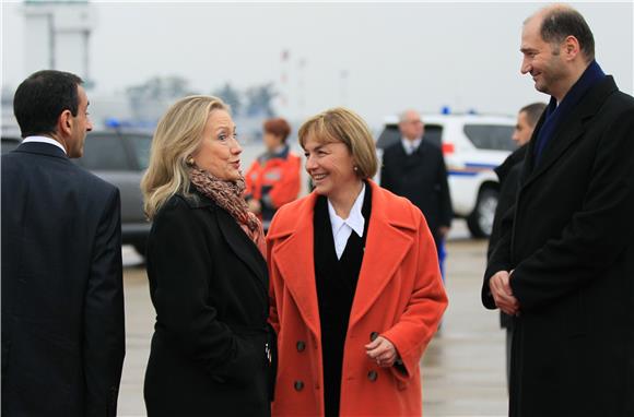 Hillary Clinton otputovala iz Zagreba                                                                                                                                                                                                           