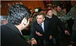 Generali Gotovina i Markač na Trgu bana Jelačića                                                                                                                                                                                                