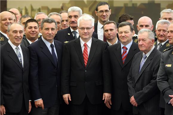 Predsjednik Josipović primio Gotovinu i Markača                                                                                                                                                                                                 