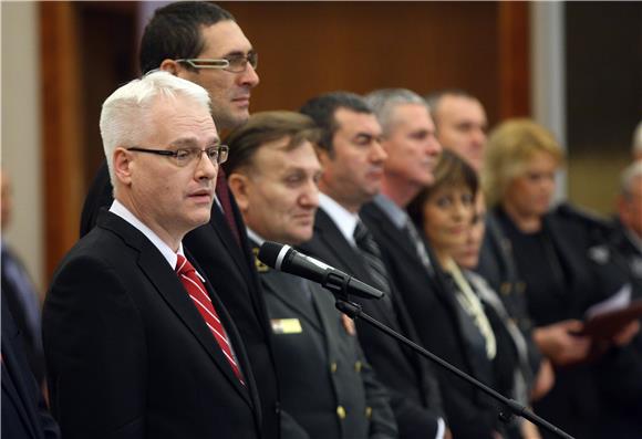 Predsjednik Josipović primio Gotovinu i Markača                                                                                                                                                                                                 