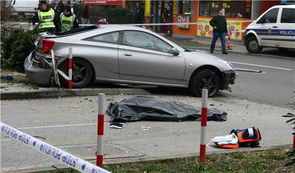 Dva pješaka poginula u naletu automobila u Zagrebu                                                                                                                                                                                              