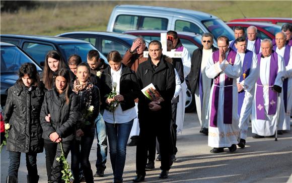 Pogreb Antonije Bilić u Drnišu                                                                                                                                                                                                                  