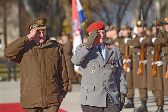 Njemačko vojno izaslanstvo u posjetu OSRH                                                                                                                                                                                                       