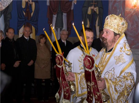 Božićna liturgija u crkvi sv. Nikolaja u Karlovcu                                                                                                                                                                                               