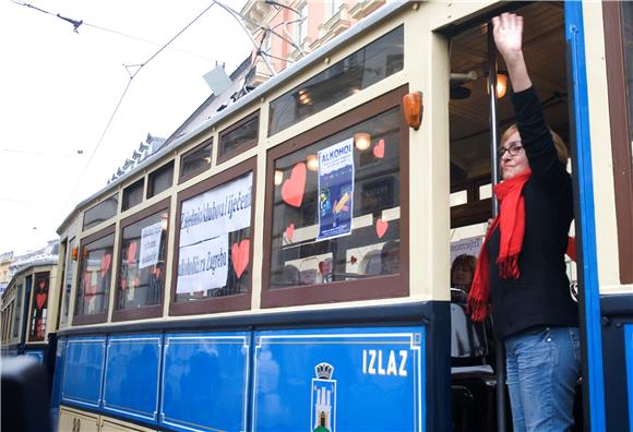 "Trijezni tramvaj" danas vozi centrom Zagreba                                                                                                                                                                                                   