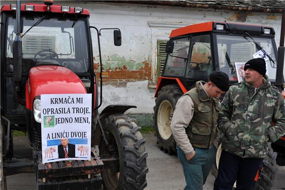 Prosvjed seljaka u Brodsko-posavskoj županiji: napušteni, iskorišteni, prevareni                                                                                                                                                                