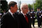 Pahor počeo posjet Hrvatskoj                                                                                                                                                                                                                    