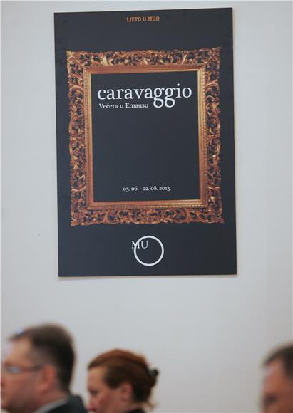 Caravaggiova "Večera u Emausu" od 5. lipnja u Zagrebu                                                                                                                                                                                           