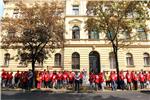 Radnici bjelovarske Česme prosvjeduju u Zagrebu                                                                                                                                                                                                 