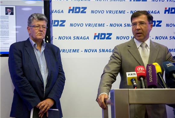 Tiskovna konferencija HDZ-a                                                                                                                                                                                                                     