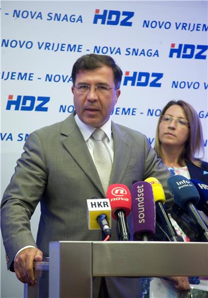 Tiskovna konferencija HDZ-a                                                                                                                                                                                                                     