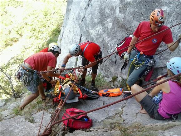 HGSS u Paklenici spasio australskoga penjača                                                                                                                                                                                                    