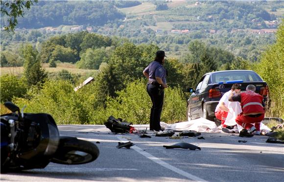 Motoristi poginuli u nesreći u Stubičkoj Slatini                                                                                                                                                                                                