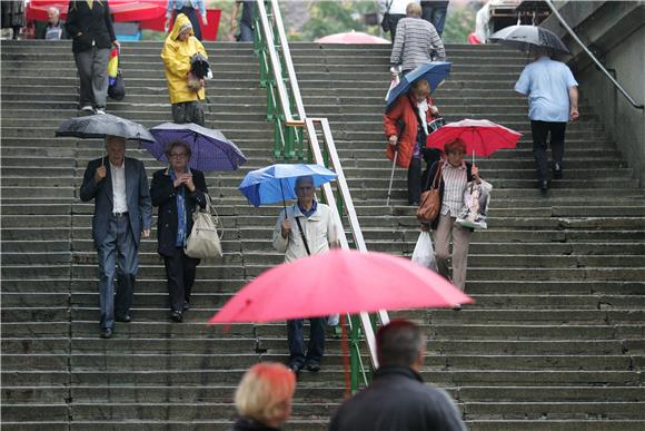 Kišno nedjeljno prijepodne u Zagrebu                                                                                                                                                                                                            