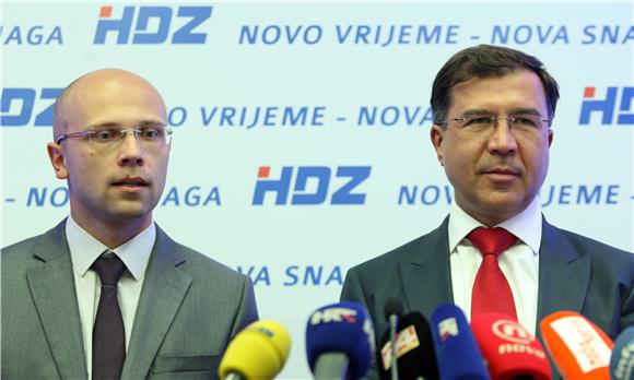 Tiskovna konferencija HDZ-a                                                                                                                                                                                                                     