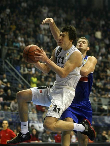 ABA liga: Partizan - Cibona 5.1.2013.                                                                                                                                                                                                           