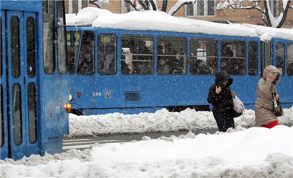 Zagreb: besplatni telefon za dojave o problemima sa snijegom                                                                                                                                                                                    