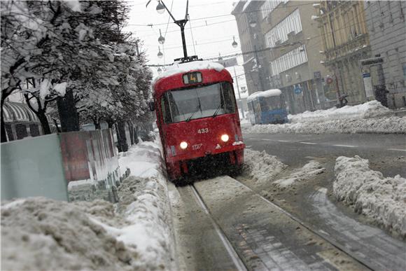 Zagreb: besplatni telefon za dojave o problemima sa snijegom                                                                                                                                                                                    