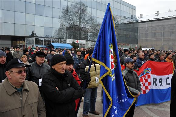 Prosvjed 'Vukovar nikada neće biti Bykobap'                                                                                                                                                                                                     