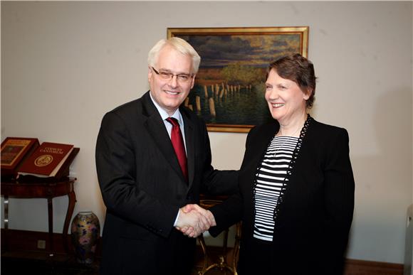 Predsjednik Josipović primio direktoricu Programa Ujedinjenih naroda za razvoj Helen Clark                                                                                                                                                      