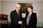 Predsjednik Josipović primio direktoricu Programa Ujedinjenih naroda za razvoj Helen Clark                                                                                                                                                      