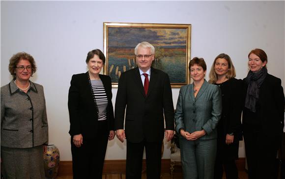 Predsjednik Josipović primio direktoricu Programa Ujedinjenih naroda za razvoj Helen Clark                                                                                                                                                      