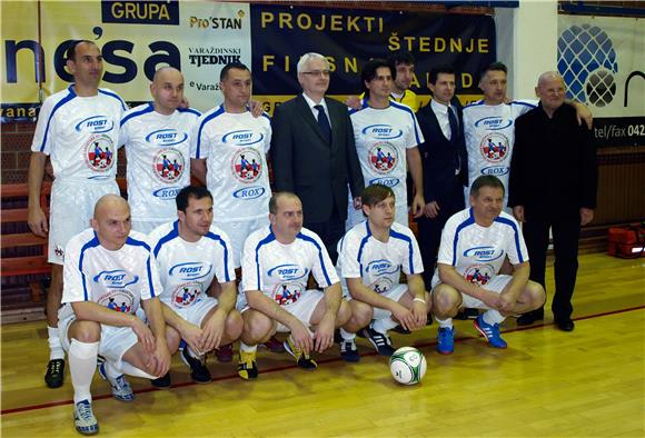 Predsjednik Josipović na humanitarnom Kaj kupu 2013.                                                                                                                                                                                            