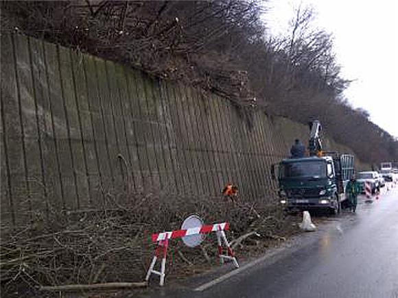 Veća količina zemlje odronila se na Aleju Bologne                                                                                                                                                                                               