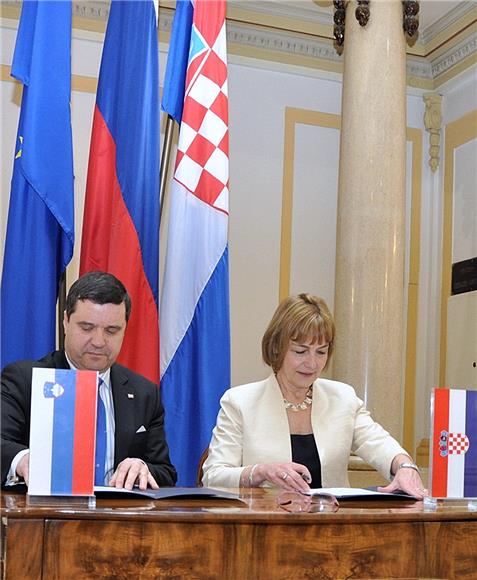 Parafiran Memorandum o suglasnosti između Vlade Republike Hrvatske i Vlade Republike Slovenije                                                                                                                                                  