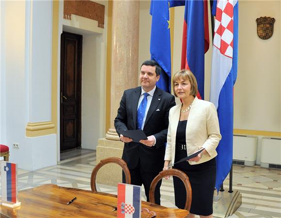 Parafiran Memorandum o suglasnosti između Vlade Republike Hrvatske i Vlade Republike Slovenije                                                                                                                                                  