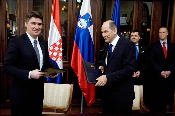 Milanović i Janša potpisali Memorandum o suglasnosti                                                                                                                                                                                            