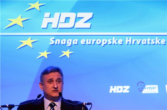 Predstavljanje liste kandidata HDZ-a, HSP-a dr. Ante Starčević i BUZ-a za zastupnike u Europskom parlamentu                                                                                                                                     