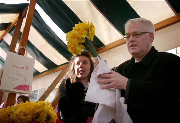 Predsjednik Josipović sudjelovao na obilježavanju 'Dana narcisa'                                                                                                                                                                                