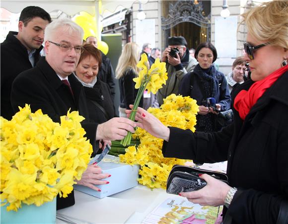 Predsjednik Josipović sudjelovao na obilježavanju 'Dana narcisa'                                                                                                                                                                                