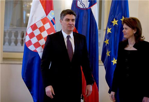 Zoran Milanović sastao se sa svojom slovenskom kolegocom Alenkom Bratušek                                                                                                                                                                       