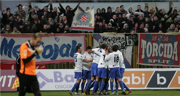 HNL: Inter Zaprešić - Hajduk 0-1 (poluvrijeme)                                                                                                                                                                                                  