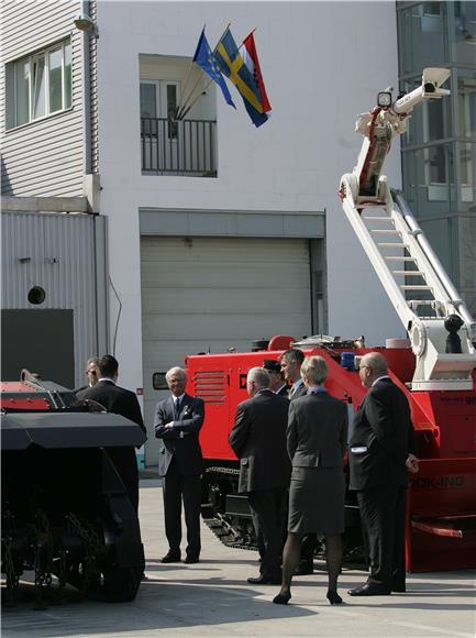 Švedski kralj Carl XVI. Gustaf posjetio tvrtku DOK-ING d.o.o.                                                                                                                                                                                   