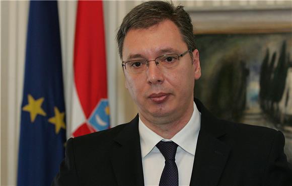 Predsjednik Vlade Milanović s Aleksandrom Vučićem                                                                                                                                                                                               