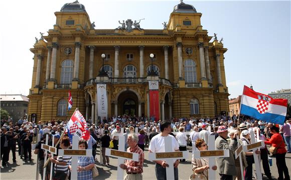 Sedmi javni prosvjed 'Krug za trg'                                                                                                                                                                                                              