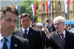 Josipović i Pahor prošetali Trgom Maršala Tita                                                                                                                                                                                                  