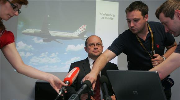 Tiskovna konferencija Uprave Croatia Airlinesa                                                                                                                                                                                                  