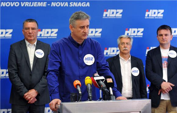 Tiskovna konferencija HDZ-a u Splitu                                                                                                                                                                                                            