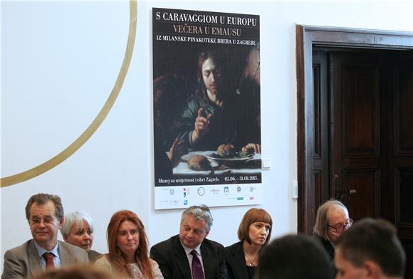 Konferencija za novinare u povodu izložbe 'S Caravaggiom u Europu'                                                                                                                                                                              