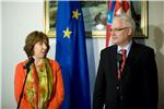 Predsjednik Josipović primio Catherine Ashton                                                                                                                                                                                                   